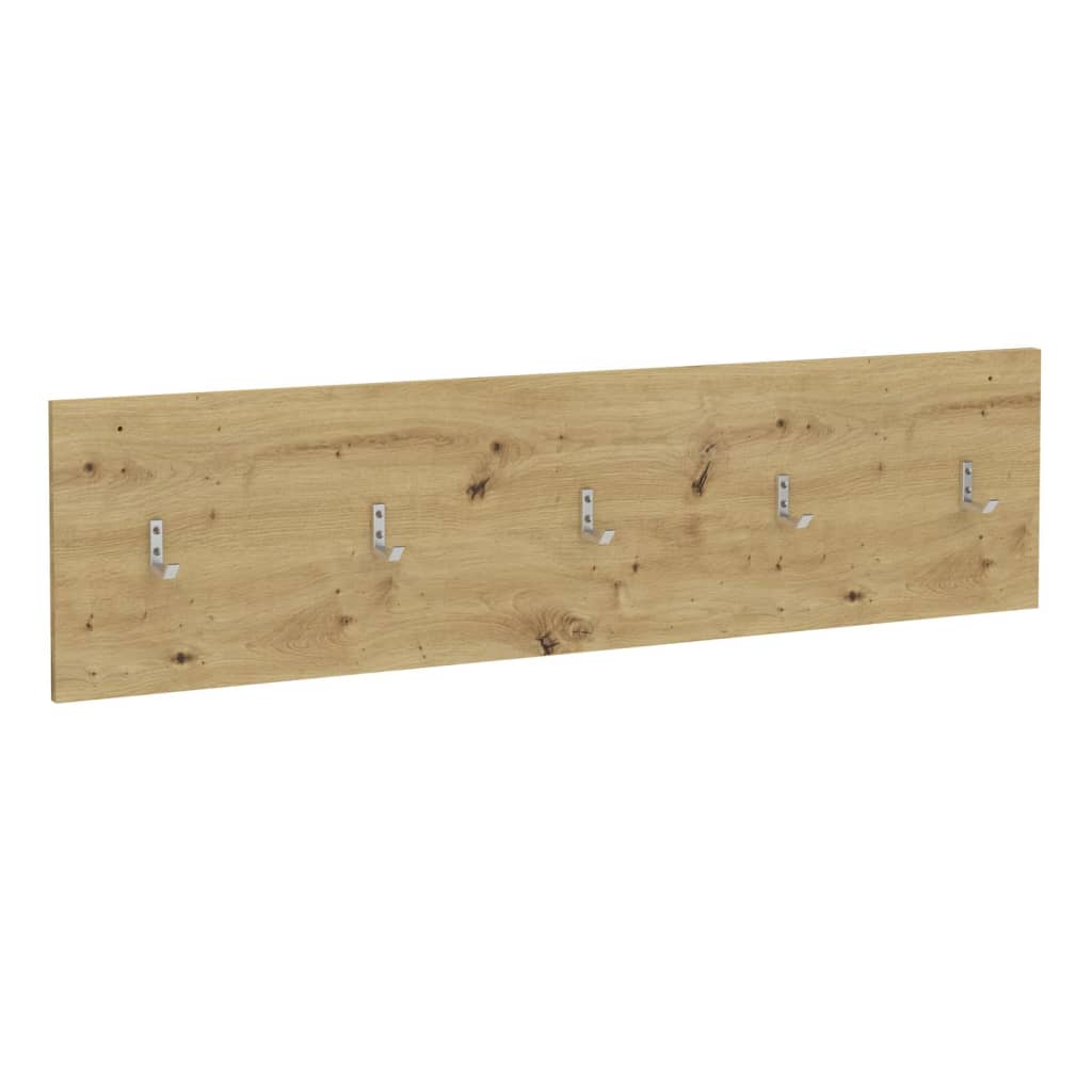 Wandgarderobe 108,9x1,5x28,1 cm Artisan-Eiche