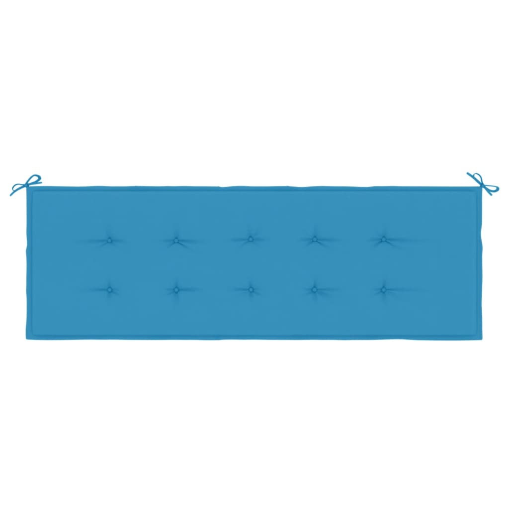 Gartenbank-Auflage Blau 150x50x3 cm Oxford-Gewebe