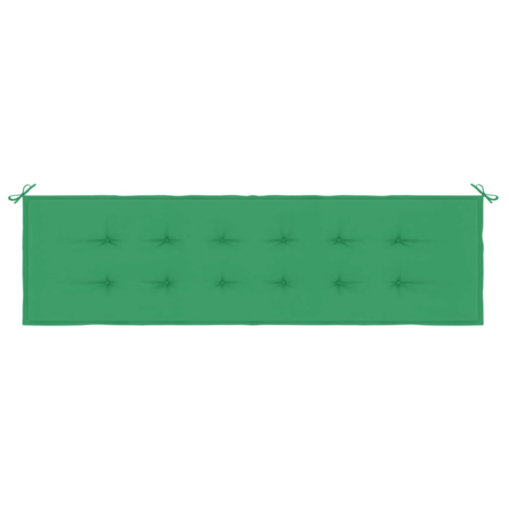 Gartenbank-Auflage Grün 180x50x3 cm Oxford-Gewebe