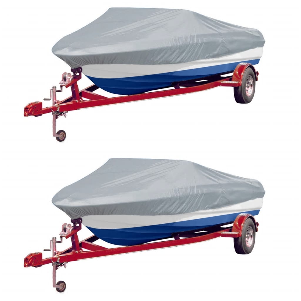 Bootspersenninge 2 Stk. Grau Länge 427-488 cm Breite 229 cm