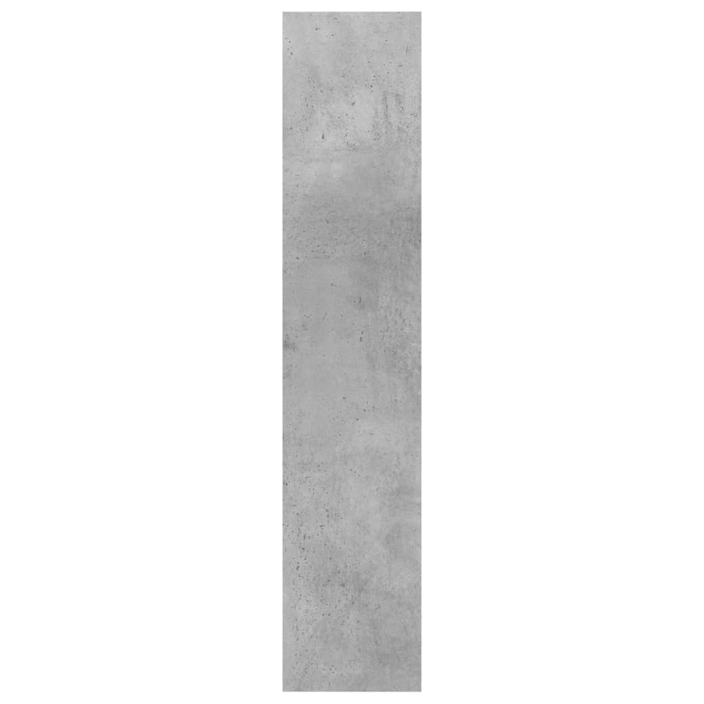 Wandregal Betongrau 90x16x78 cm Holzwerkstoff