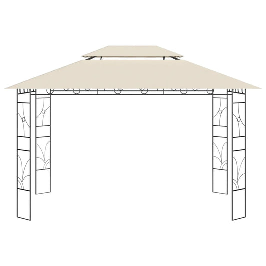 Pavillon 4x3x2,7 m Creme 160 g/m²