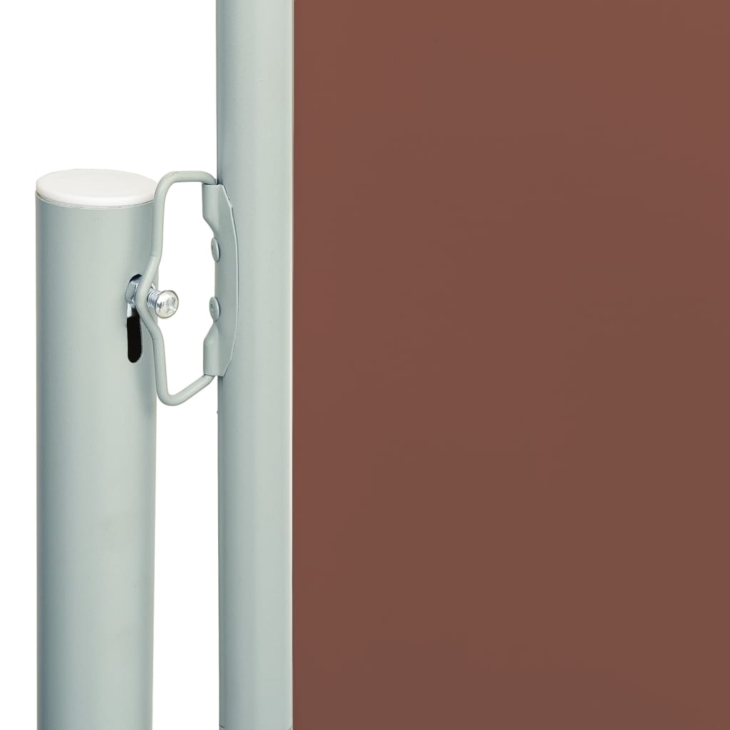 Seitenmarkise Ausziehbar 140x600 cm Braun