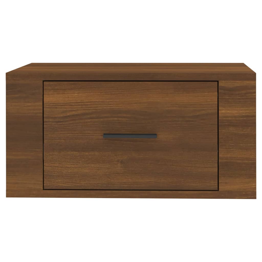 Wand-Nachttisch Braun Eichen-Optik 50x36x25 cm