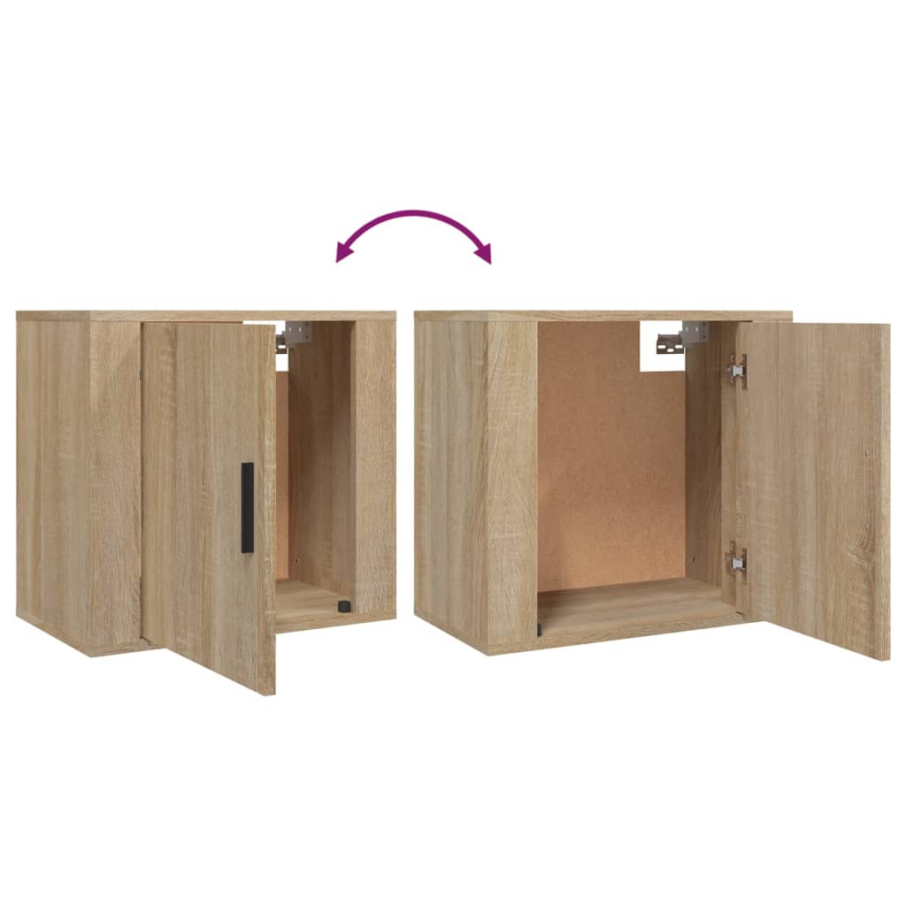Wand-Nachttisch Sonoma-Eiche 50x30x47 cm