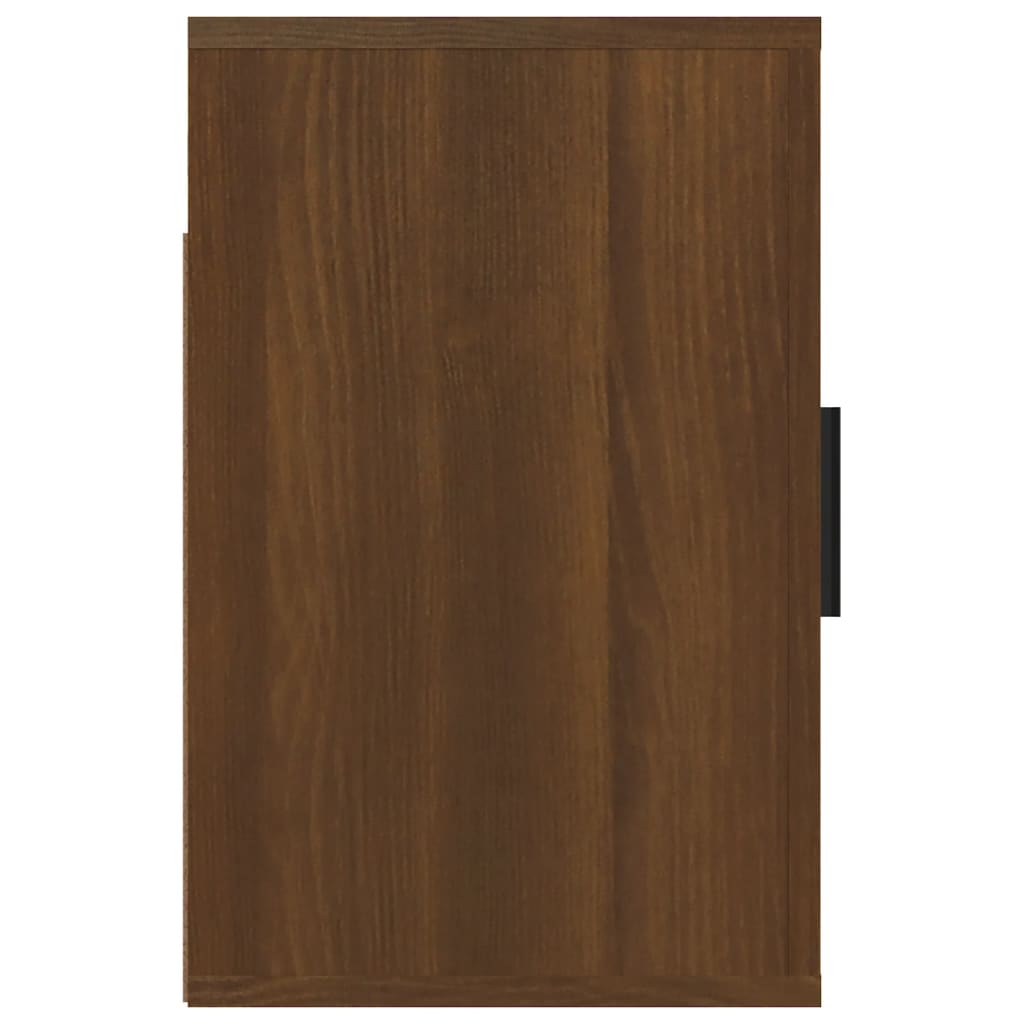 Wand-Nachttisch Braun Eichen-Optik 50x30x47 cm