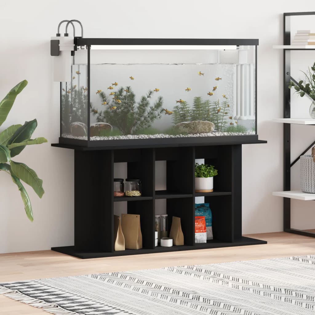 Aquariumständer Schwarz 100x40x60 cm Holzwerkstoff
