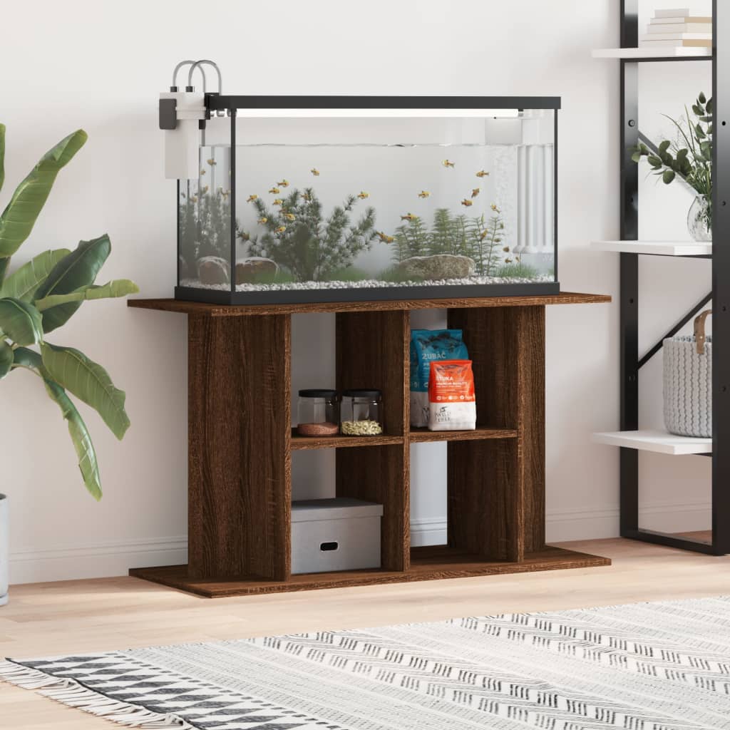 Aquariumständer Braun Eichen-Optik 100x40x60 cm Holzwerkstoff