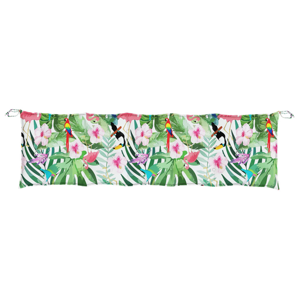 Gartenbank-Auflage Mehrfarbig 180x50x7 cm Oxford-Gewebe