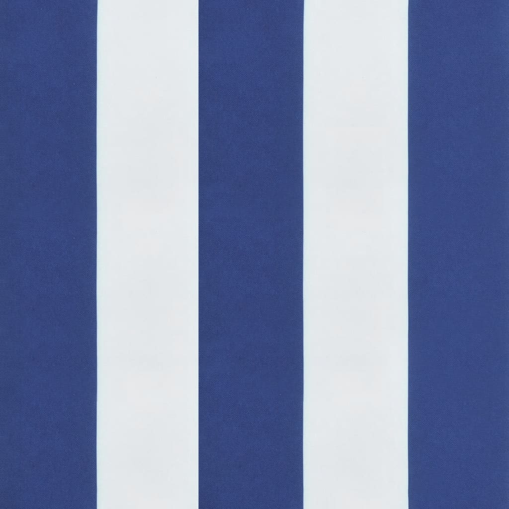 Gartenbank-Auflage Blau&Weiß Gestreift 200x50x7 cm Stoff
