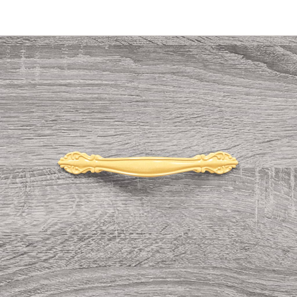 Schuhregal Grau Sonoma 102x36x60 cm Holzwerkstoff