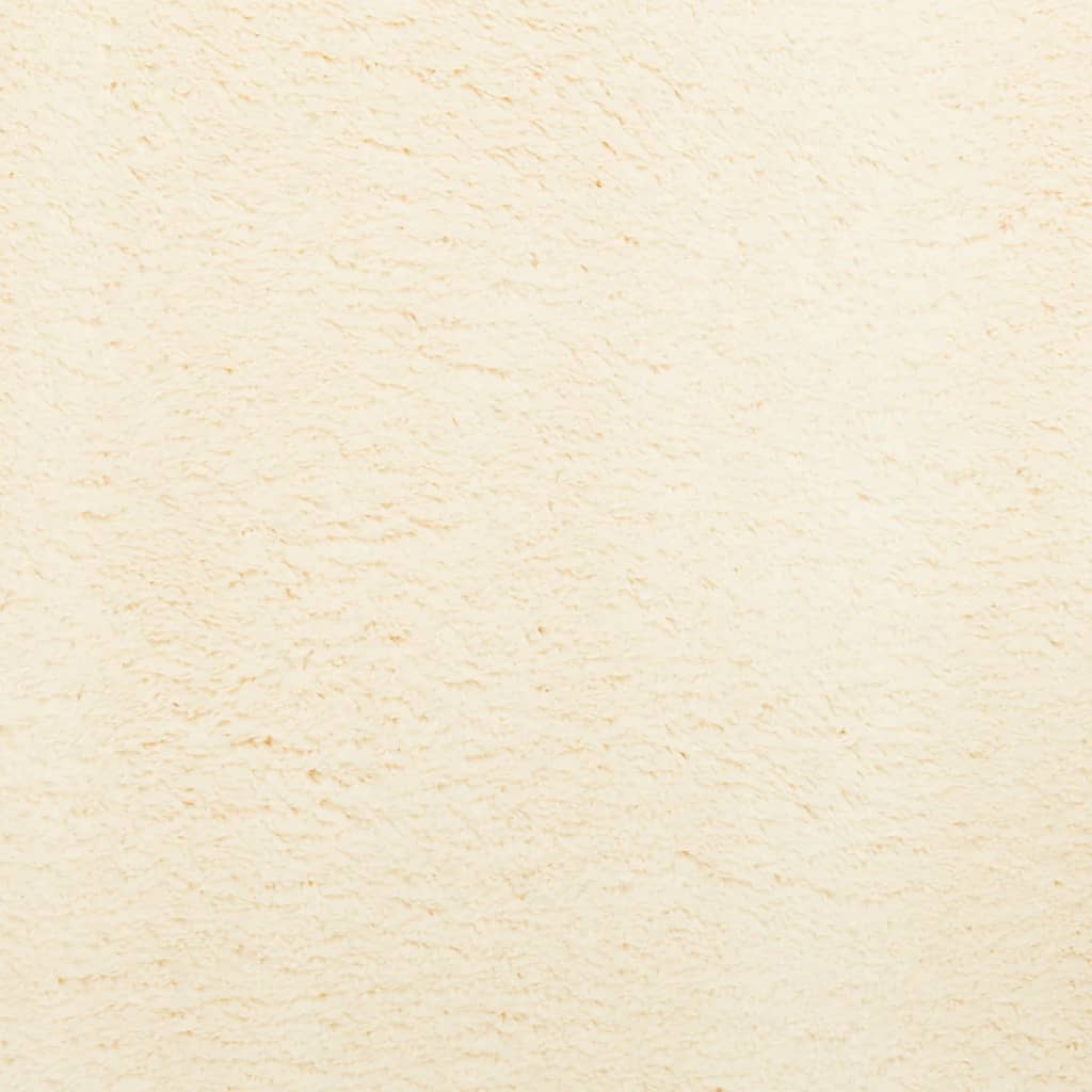 Teppich HUARTE Kurzflor Weich und Waschbar Creme 140x200 cm