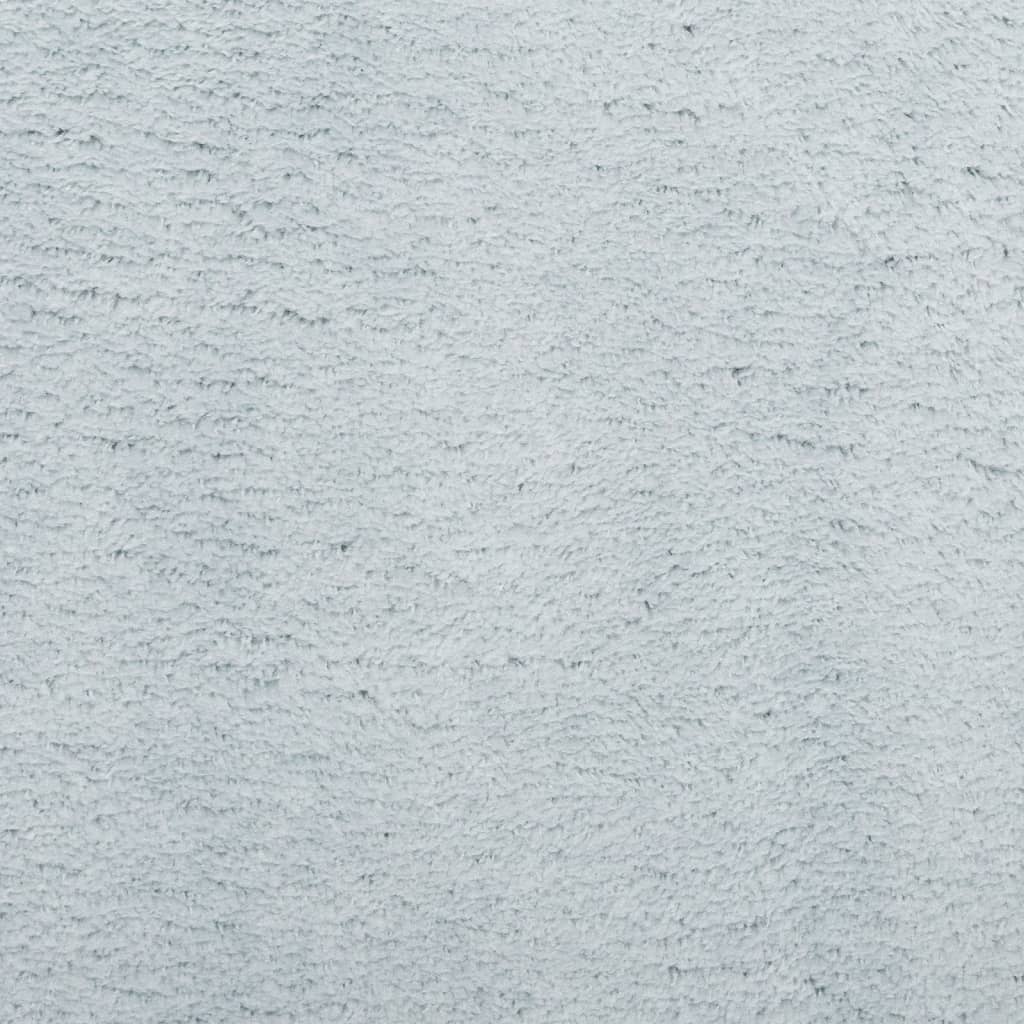 Teppich HUARTE Kurzflor Weich und Waschbar Blau 80x250 cm