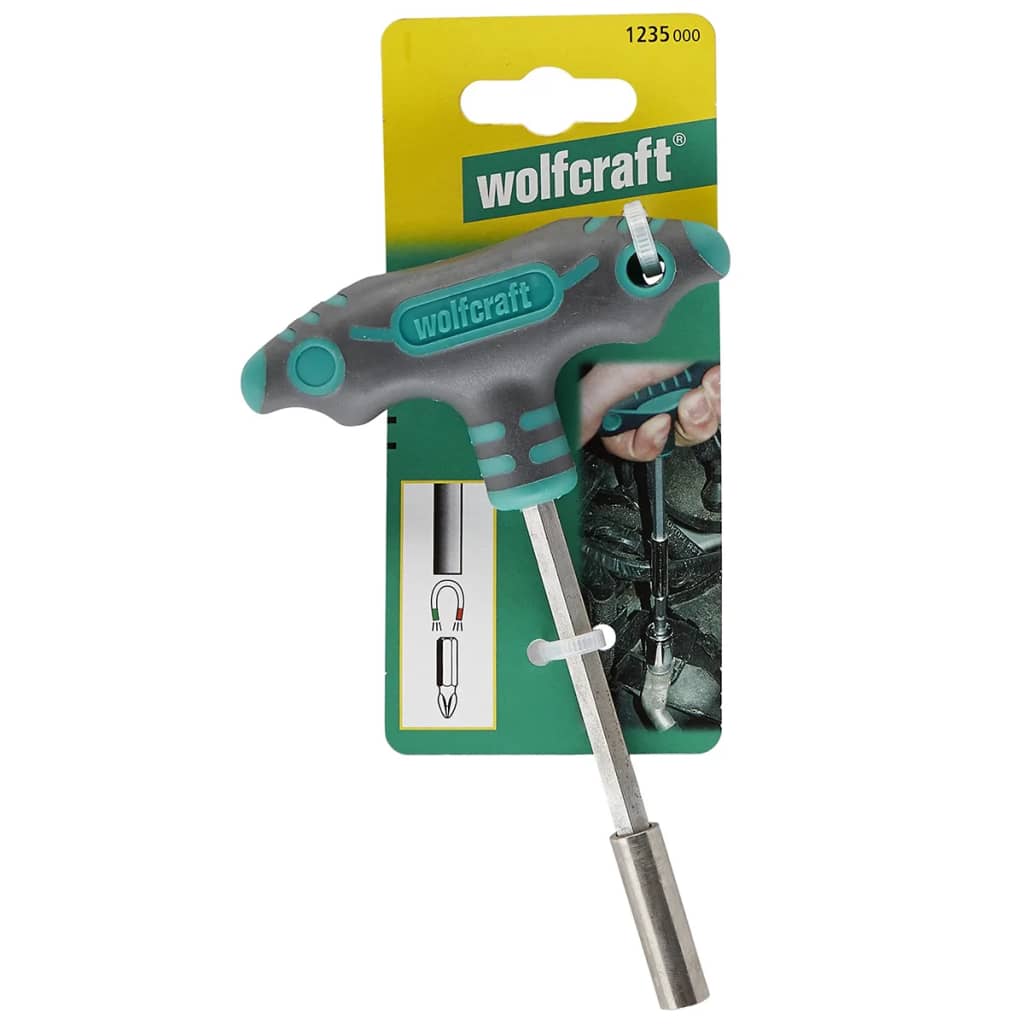 wolfcraft T-Handschraubendreher mit Bit-Halterung 1235000