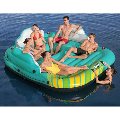 Aufblasbare Badeinsel für 5 Personen Sunny Lounge 291x265x83cm