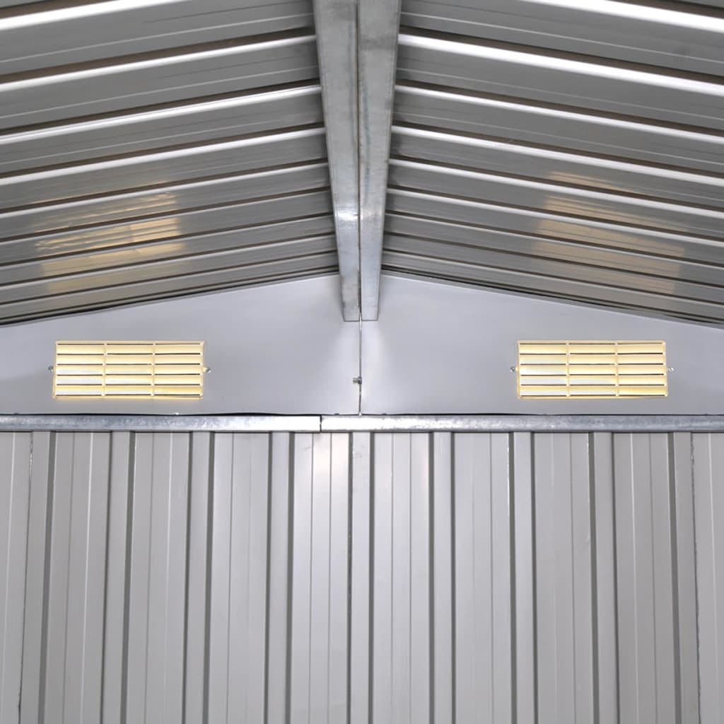 Gartenschuppen Grün Metall 257 x 205 x 178 cm