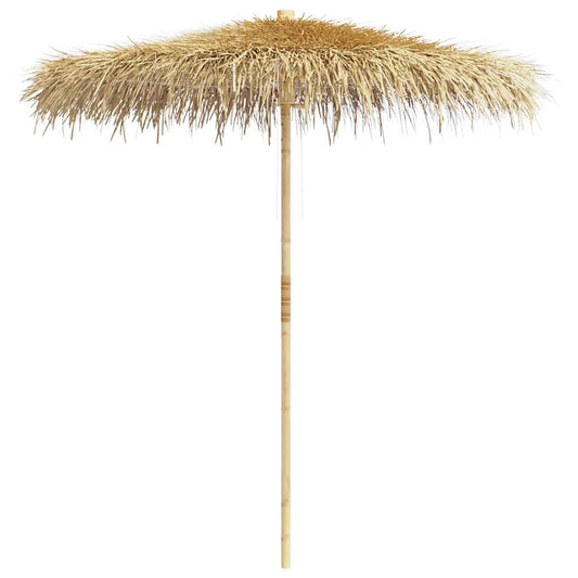 Bambus-Sonnenschirm mit Bananenblatt-Dach 210 cm