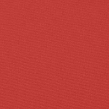 Gartenstuhlauflagen für Hochlehner 2 Stk. Rot 120x50x3 cm Stoff