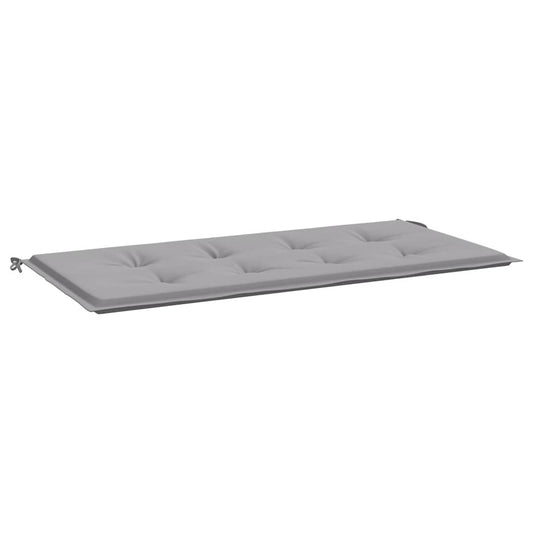 Gartenbank-Auflage Grau 100x50x4 cm Oxford-Gewebe