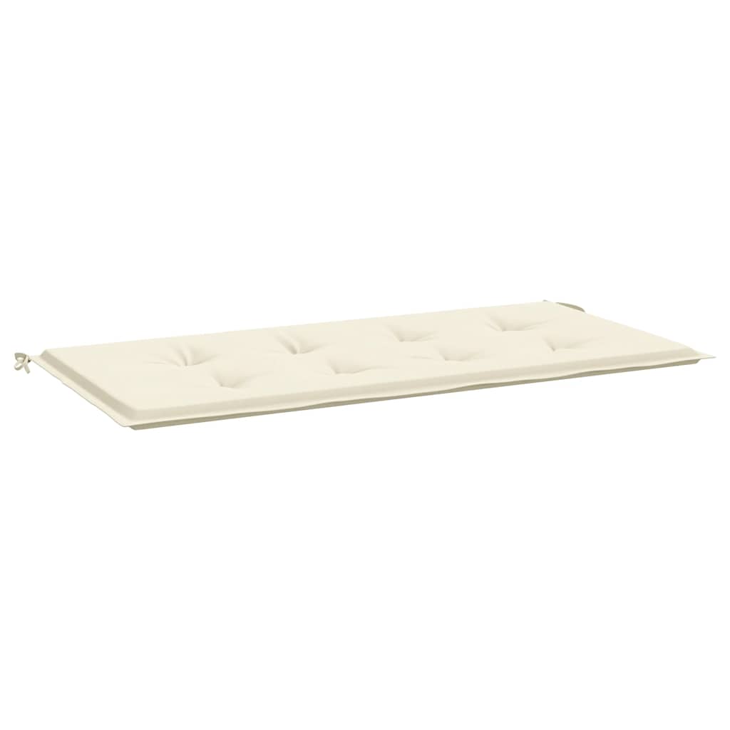 Gartenbank-Auflage Creme 100x50x4 cm Oxford-Gewebe