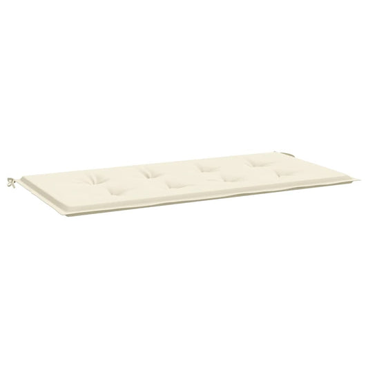 Gartenbank-Auflage Creme 100x50x4 cm Oxford-Gewebe