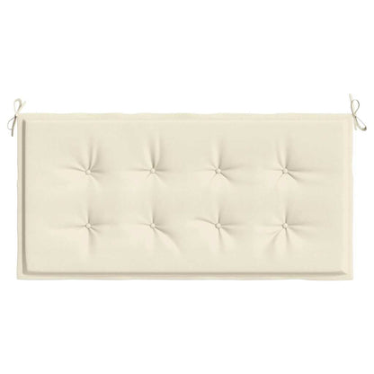 Gartenbank-Auflage Creme 100x50x4 cm Oxford-Gewebe