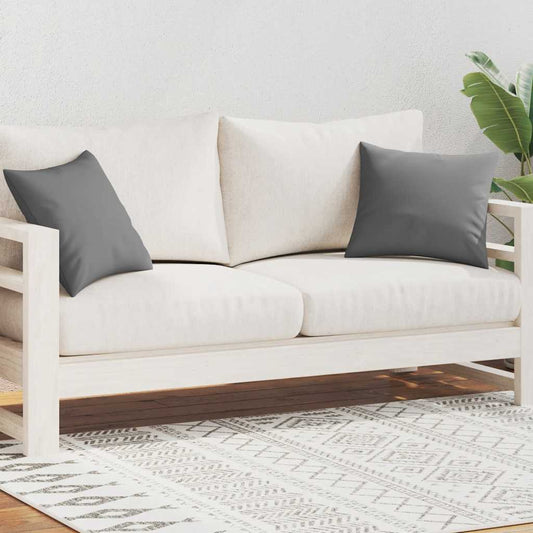 Gartenkissen 2 Stk. 45 x 45 cm Grau