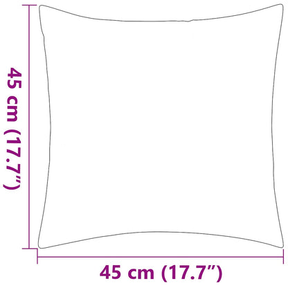 Gartenkissen 2 Stk. 45 x 45 cm Grau