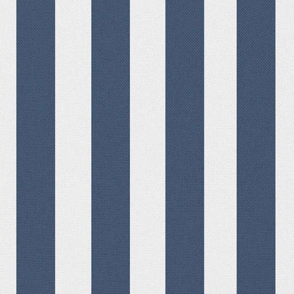 Gartenkissen 4 Stk. Streifenmuster 45 x 45 cm Marineblau