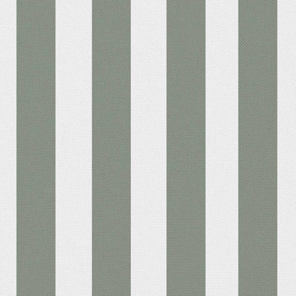 Gartenkissen 2 Stk. Streifenmuster 45 x 45 cm Grau