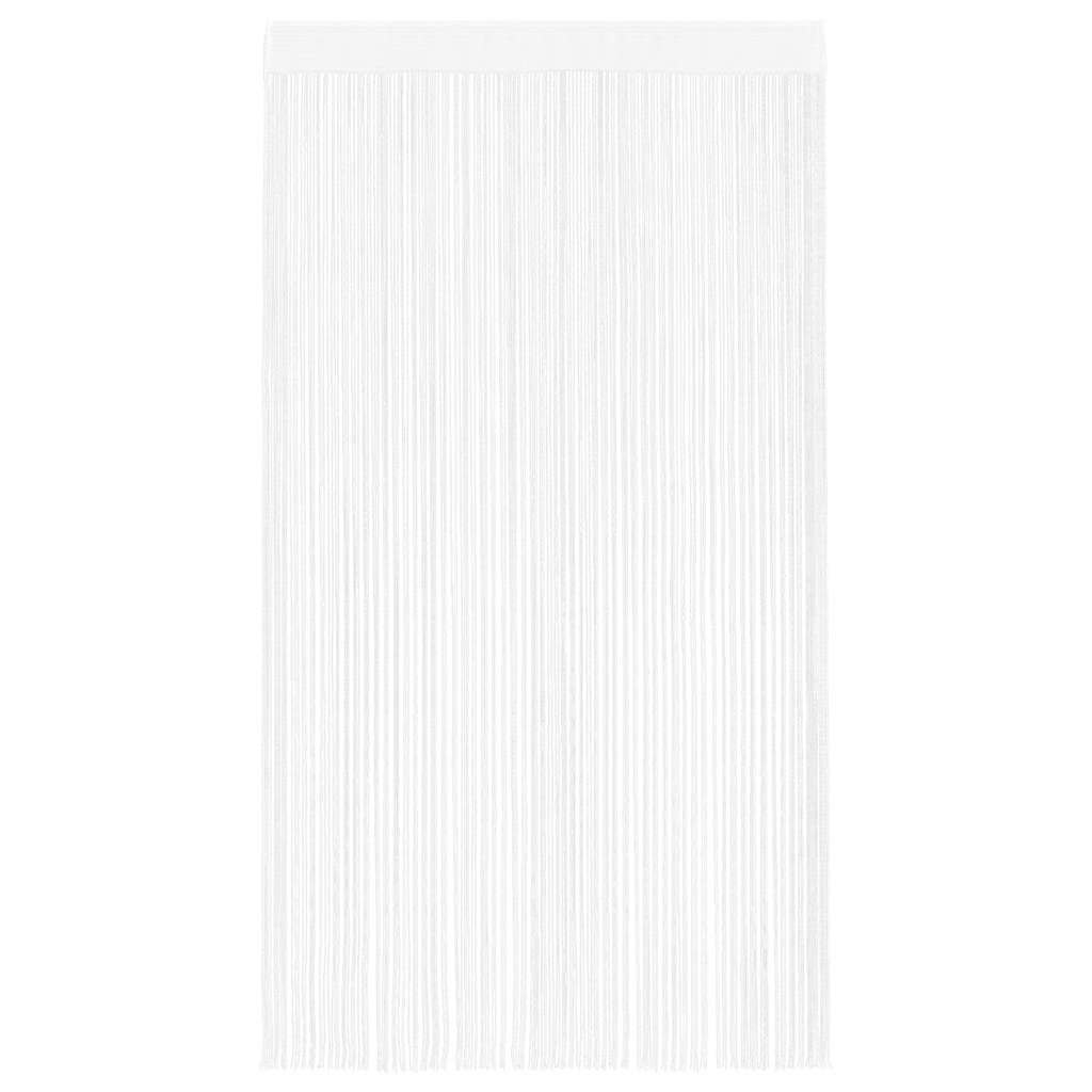 Fadenvorhang 2 Stk.100 x 250 cm Weiß