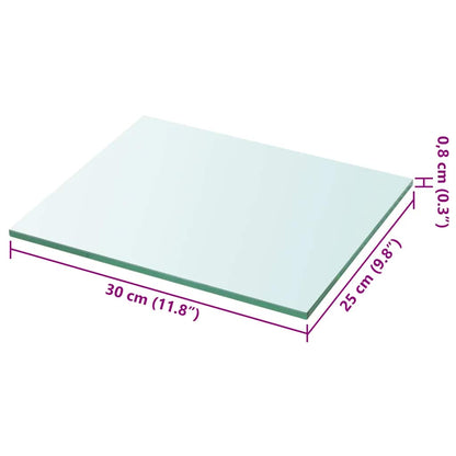Regalboden Glas Transparent 30x25 cm