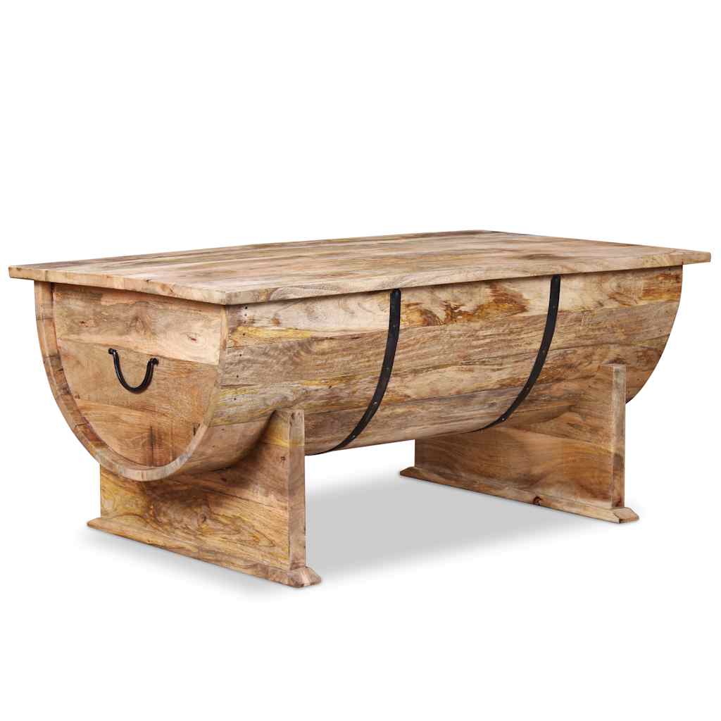 Couchtisch Massivholz Mango 88x50x40 cm