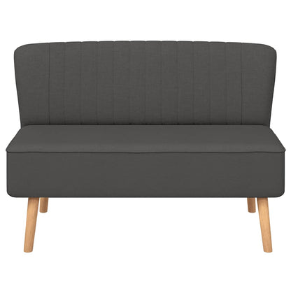 Sofa Stoff 117x55,5x77 cm Dunkelgrau