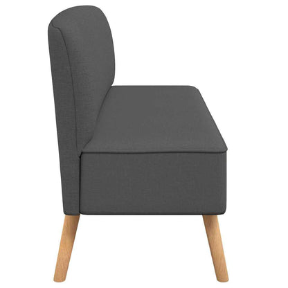 Sofa Stoff 117x55,5x77 cm Dunkelgrau