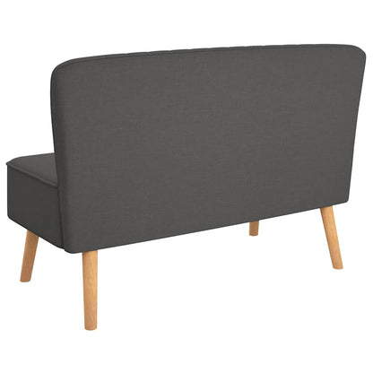 Sofa Stoff 117x55,5x77 cm Dunkelgrau