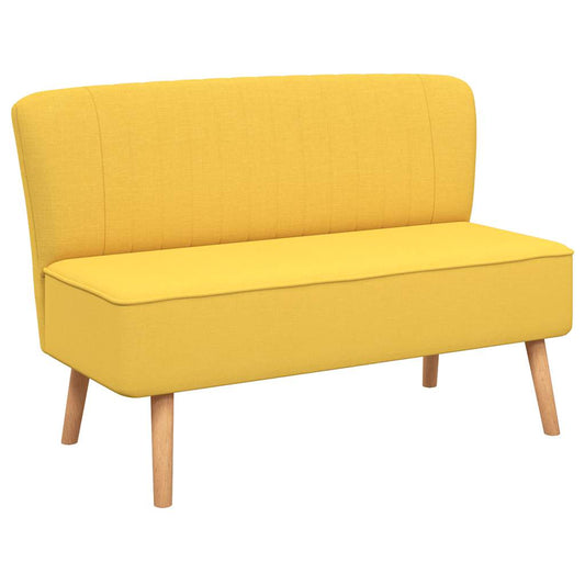 Sofa Stoff 117x55,5x77 Gelb