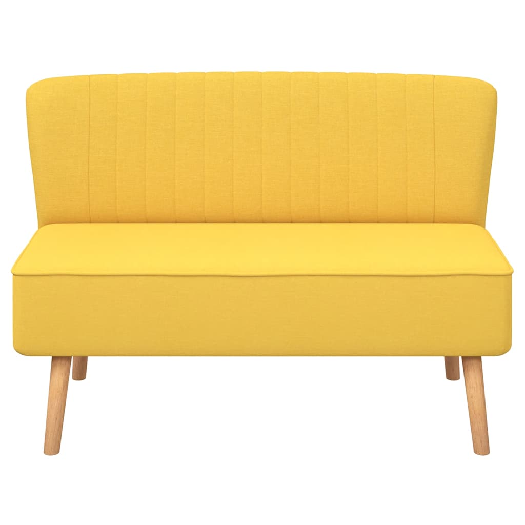 Sofa Stoff 117x55,5x77 Gelb