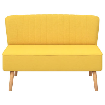 Sofa Stoff 117x55,5x77 Gelb