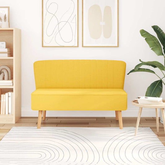 Sofa Stoff 117x55,5x77 Gelb