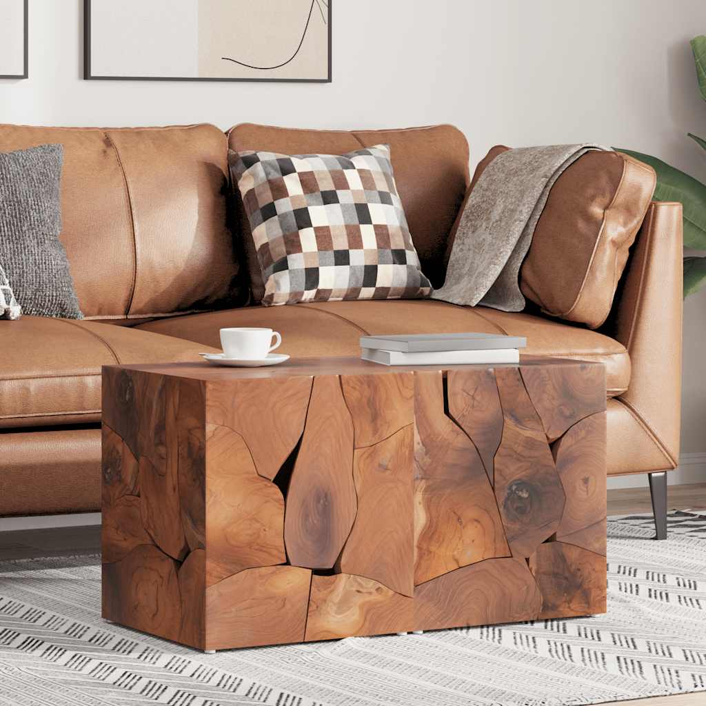 Hocker/Couchtisch Massivholz Teak