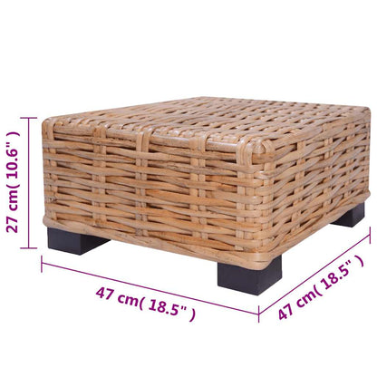 Sofagarnitur 16-tlg. Natürliches Rattan