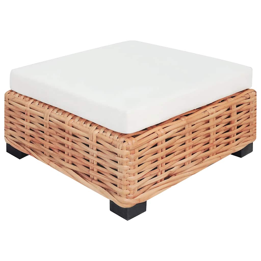 Sofagarnitur 14-tlg. Natürliches Rattan
