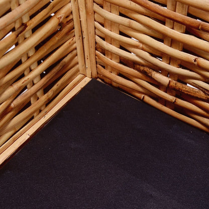 2-Sitzer-Sofa Natürliches Rattan