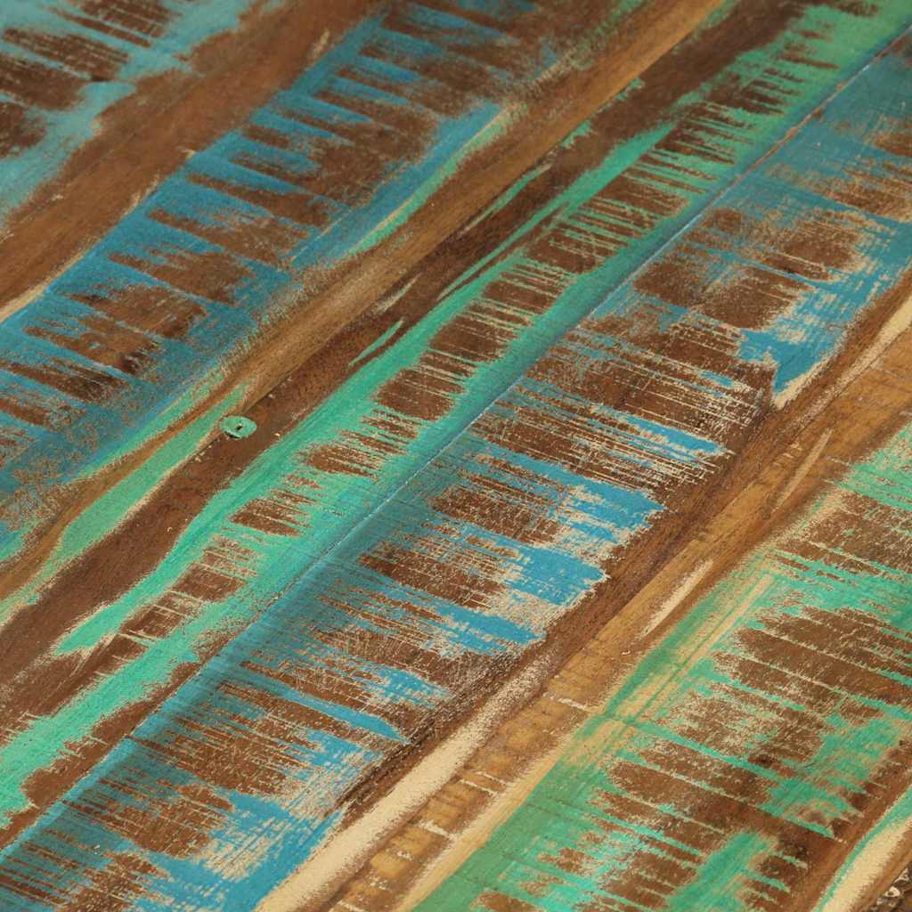 Couchtisch mit Ablage Altholz Massiv 65x32 cm