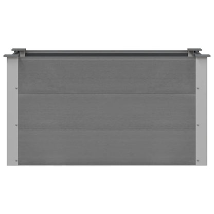 Garten-Hochbeet WPC 100 x 50 x 54 cm Grau