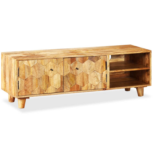 TV-Schrank Massivholz Mango 118x35x40 cm