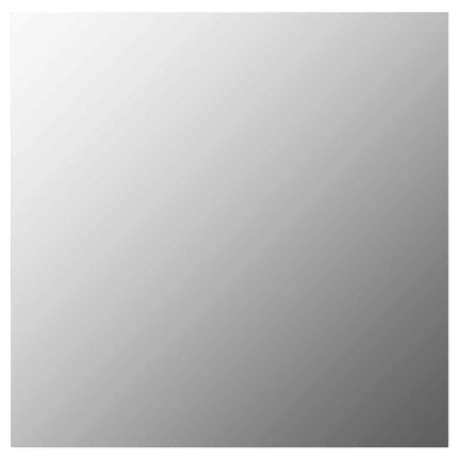 Wandspiegel 50 x 50 cm Quadratisch Glas