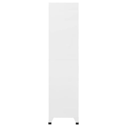 Schließfachschrank mit 18 Fächern Metall 90x40x180 cm