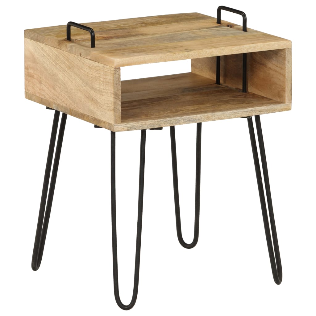 Nachttisch Massivholz Mango 40×34×47 cm
